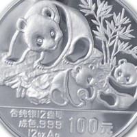 Silber Panda