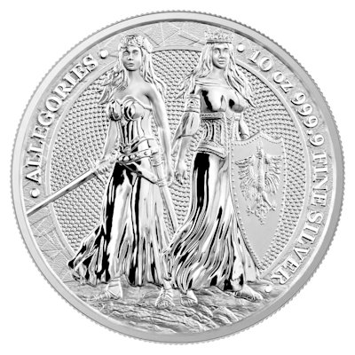 Germania Mint - 50 Mark Polonia & Germania 2022 - 10 Oz Silber