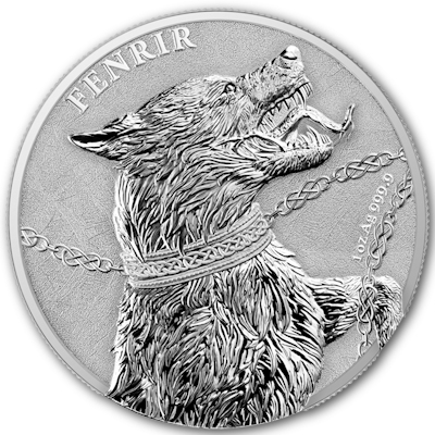 Germania Mint - 5 Mark Germania Beasts: Fenrir 2022 - 1 Oz Silber