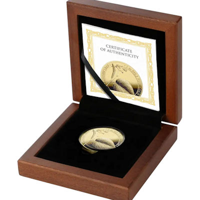 Germania Mint - 100 Mark Linden Leaf 2022 - 1 Oz Gold PP