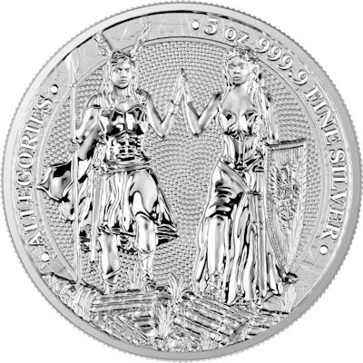 Germania Mint - 25 Mark Galia & Germania 2023 - 5 Oz Silber