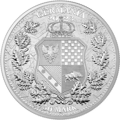 Germania Mint - 50 Mark Galia & Germania 2023 - 10 Oz Silber