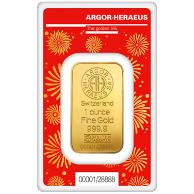 Goldbarren - Lunar Jahr des Drachen 2024 - 1 Oz Gold