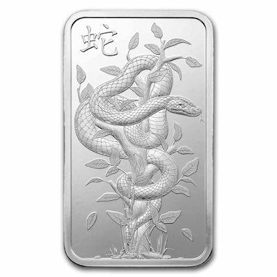 Silberbarren - PAMP Lunar Jahr der Schlange 2025 - 1 Oz Silber
