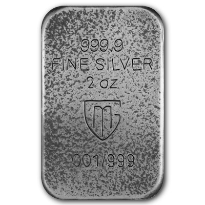 Germania Mint - Guss Silberbarren Gods: Widar (4.) - 2 Oz Silber
