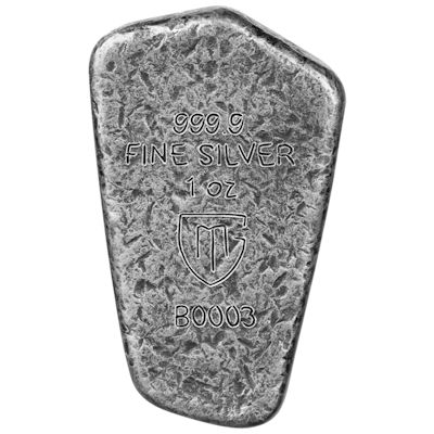 Germania Mint - Guss Silberbarren Runes Collection: Laguz - 1 Oz Silber