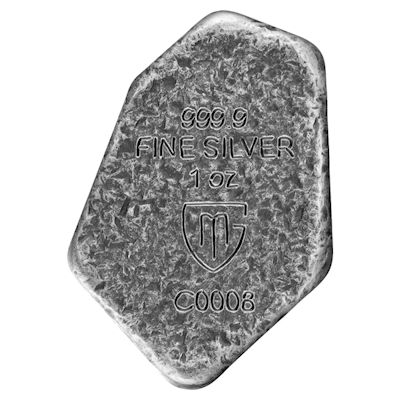 Germania Mint - Guss Silberbarren Runes Collection: Isaz - 1 Oz Silber