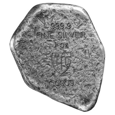 Germania Mint - Guss Silberbarren Runes Collection: Kenaz - 1 Oz Silber