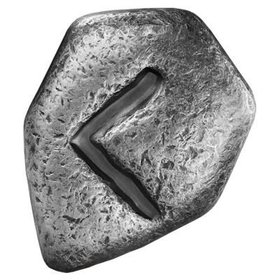 Germania Mint - Guss Silberbarren Runes Collection: Kenaz - 1 Oz Silber