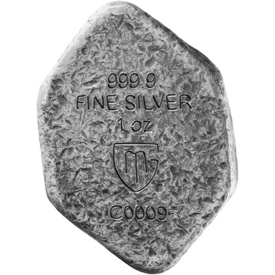 Germania Mint - Guss Silberbarren Runes Collection: Mannaz - 1 Oz Silber
