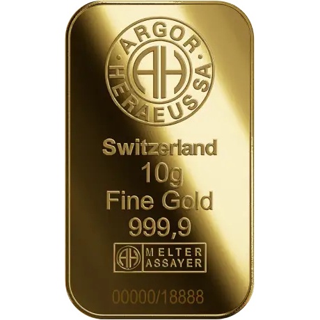 Goldbarren - Argor-Heraeus Lunar Jahr der Ziege 2027 - 10g Gold