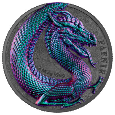 Germania Mint - 10 Mark Germania Beasts: Fafnir 2020 - 2 Oz Silber