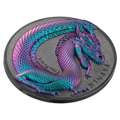 Germania Mint - 10 Mark Germania Beasts: Fafnir 2020 - 2 Oz Silber