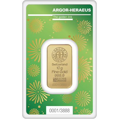 Goldbarren - Lunar Jahr des Tigers 2022 - 10g Gold